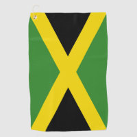 Golf Towel with flag of Jamaica