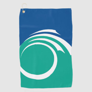 Golf Towel with flag of Ottawa, Canada