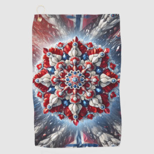 Golf Towel with Norway Colours