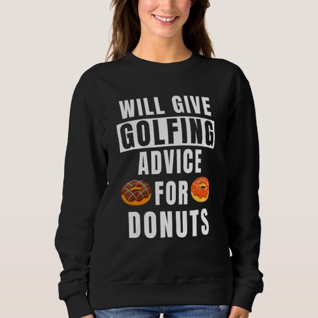 Golf Training Golfer Equipment Golf Player   Golf  Sweatshirt (Front)