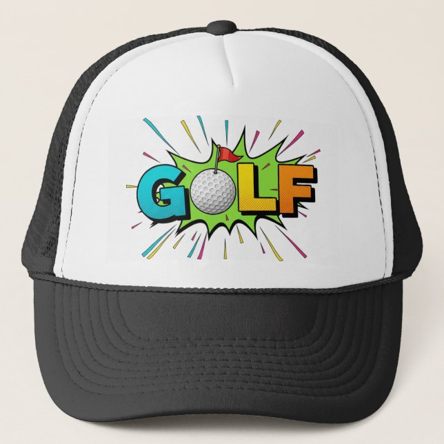 Golf Trucker Hat (Front)