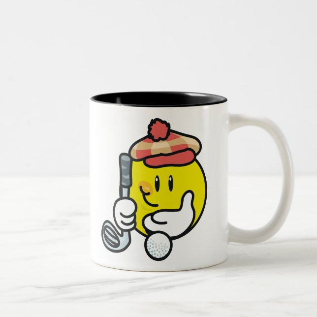 Golf Two-Tone Coffee Mug (Right)