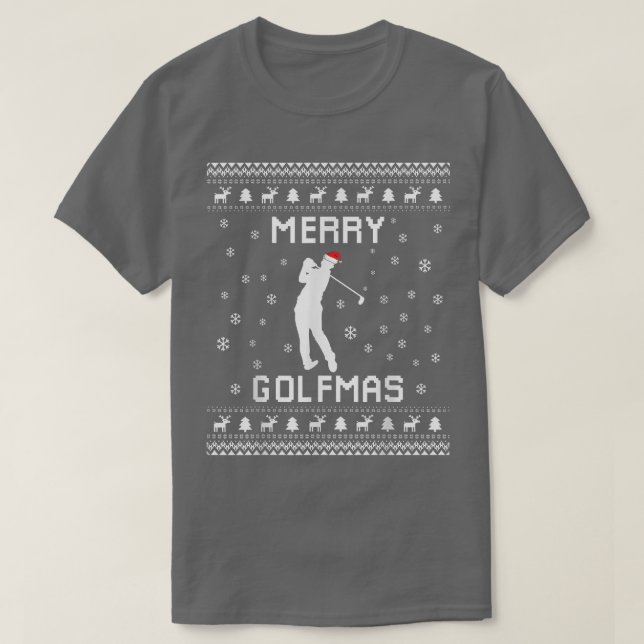 Golf Ugly Christmas Sweater for Golf Lovers  (Design Front)