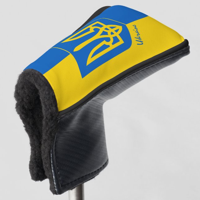 Golf Ukraine & Ukrainian Flag /Golf Clubs Covers (3/4 Front)