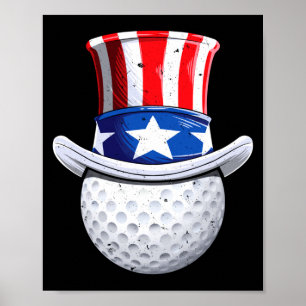 Golf uncle sam poster