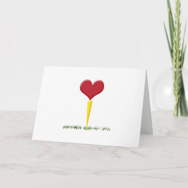 Golf Valentine Holiday Card (Front)