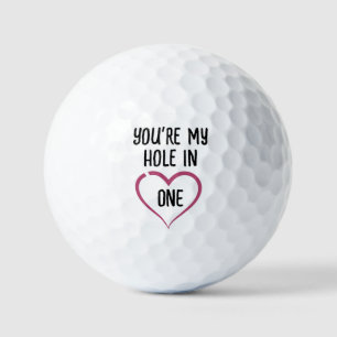 Golf Valentines Day Gifts For Golfer Love Couple Balls