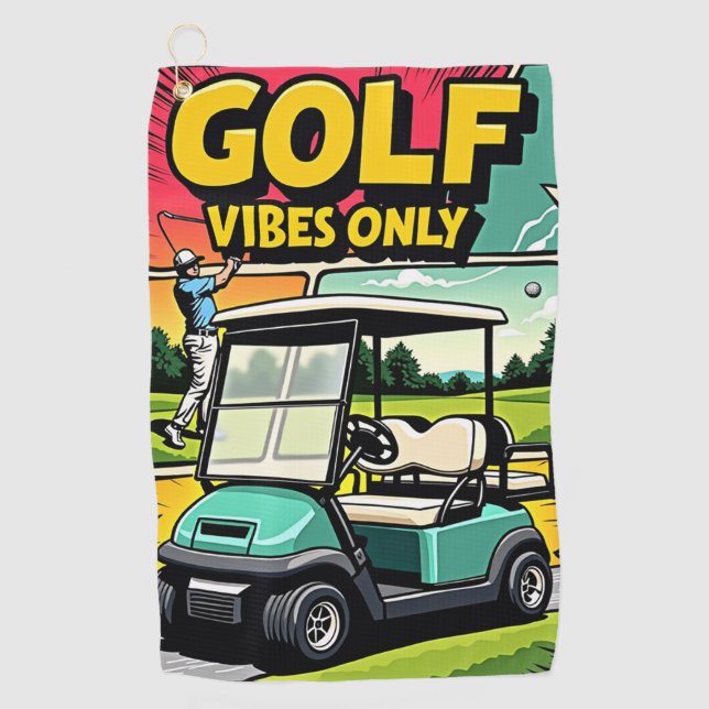 Golf Vibes Only Towel (Front)