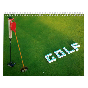 Golf Wall Calendar