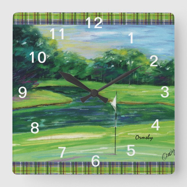 Golf wall clock (Front)