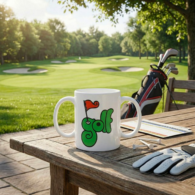 Golf Wang Vibrant Green and Red Coffee Mug (Creator Uploaded)