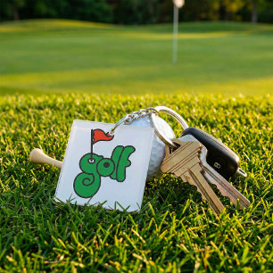 Golf Wang Vibrant Green and Red Key Ring