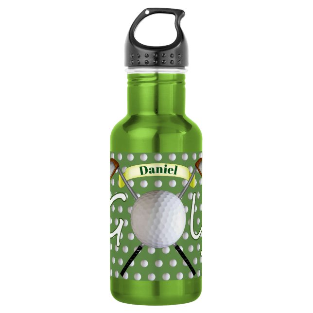 Golf Water Bottle (Front)