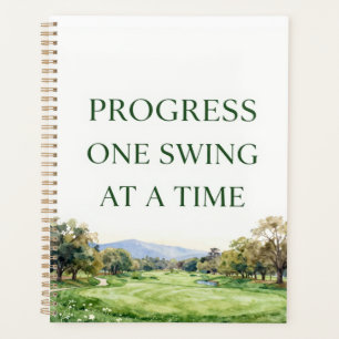 Golf Watercolor File Folder Planner