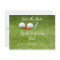 Golf Wedding Party with golf ball and heart love 