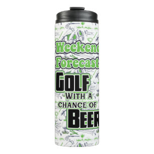 Golf Weekend forecast Thermal Tumbler