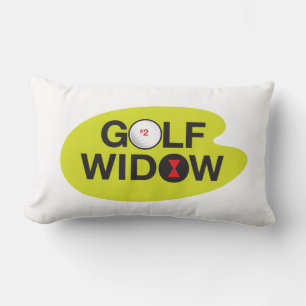 Golf Widow Badge of Honour Lumbar Cushion