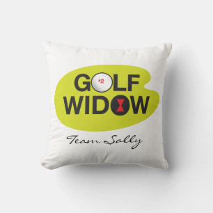 Golf Widow Badge of Honour personalised Cushion