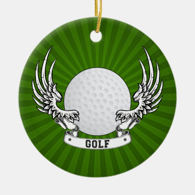 Golf Wings Ornament (Front)