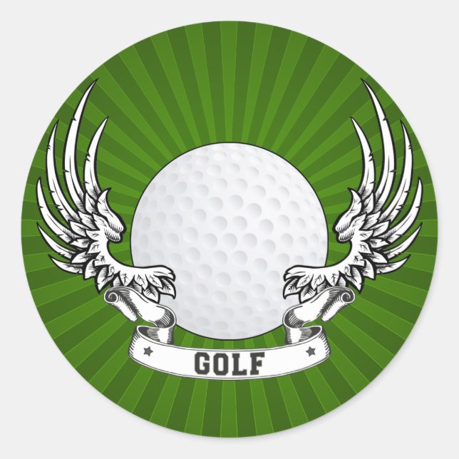 Golf Wings Sticker (Front)