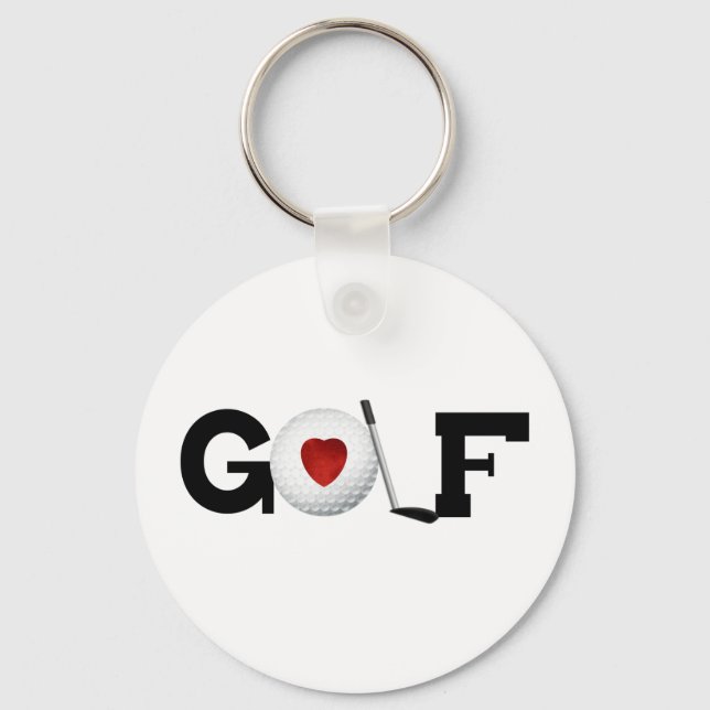 Golf with Golf Ball Key Ring (Front)