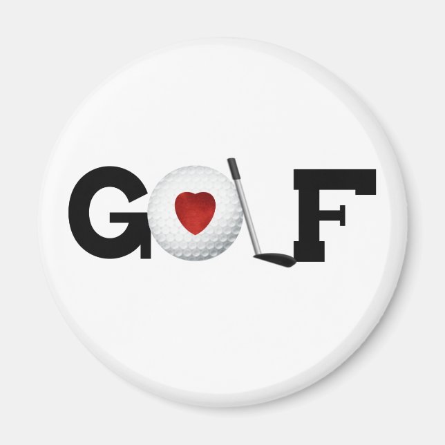 Golf with Golf Ball Magnet (Front)