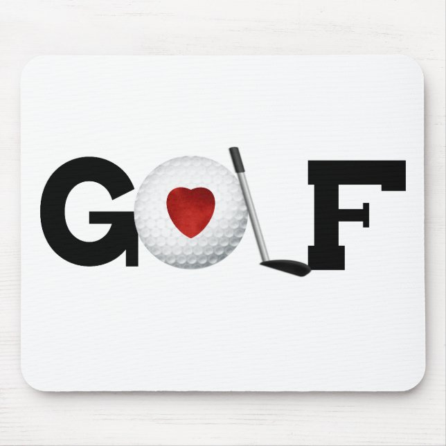 Golf with Golf Ball Mouse Pad (Front)