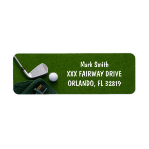 Golf with Name for golfer