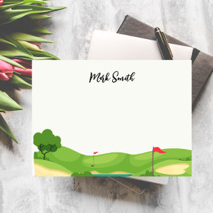 Golf with Name for golfer Card