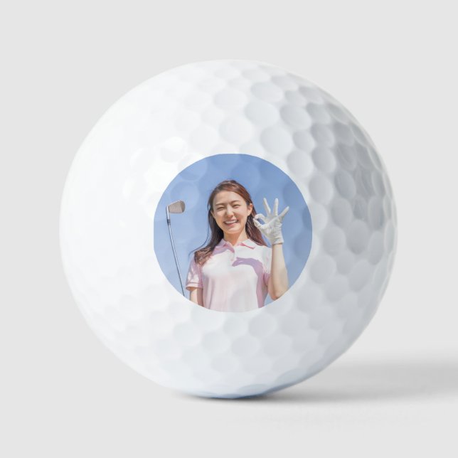 Golf with your own photo  balls (Front)