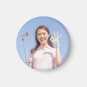 Golf with your own photo magnet