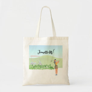 Golf Women golfer stylish weekend bag or beach
