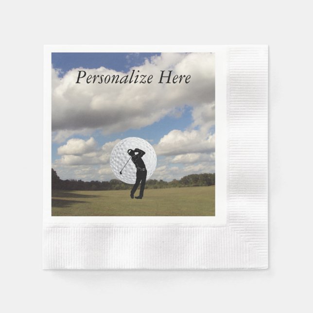 Golf World Napkin (Front)