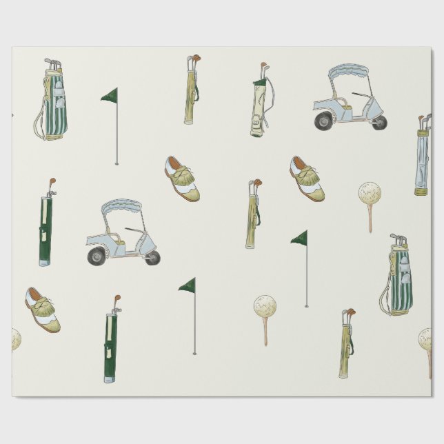 Golf  wrapping paper (Seam)