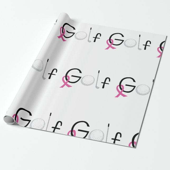 Golf Wrapping Paper (Unrolled)
