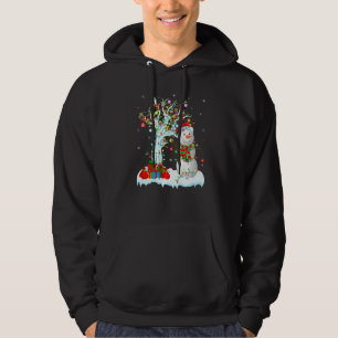 Golf Xmas Tree Lighting Snowman Golf Christmas Hoodie