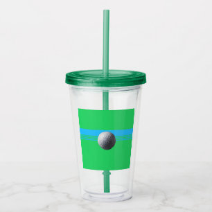 Golfball acrylic tumbler