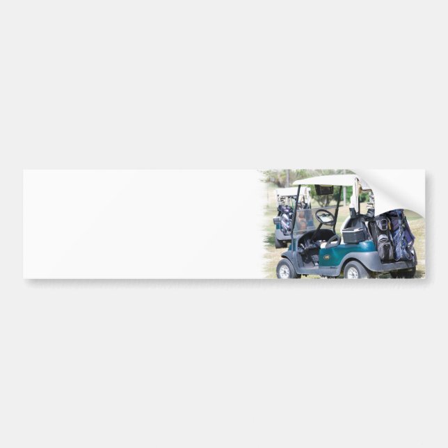 Golfcart  Bumper Stickers (Front)