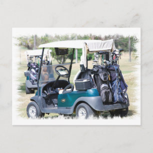 Golfcart Postcard