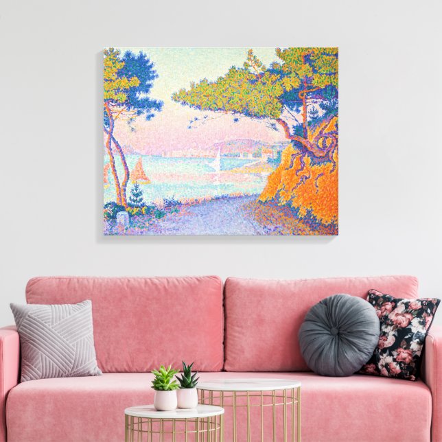 Golfe Juan | Paul Signac | Canvas Print (Insitu(LivingRoom))