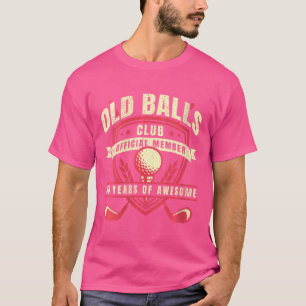 Golfer 90 Year Old Balls Golf Club I Golfing 90Th T-Shirt
