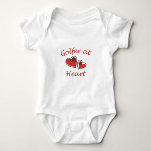 Golfer at Heart Baby Bodysuit