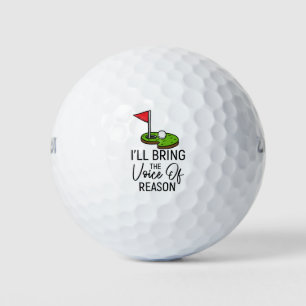 Golfer bachelor party golf balls