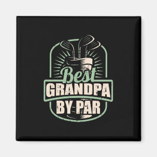 Golfer Best Grandpa By Par Magnet