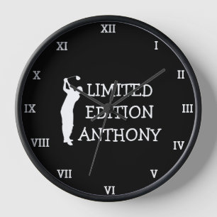 Golfer Birthday 70th funny Seventy Par Clock