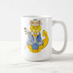 Golfer Cat Mug