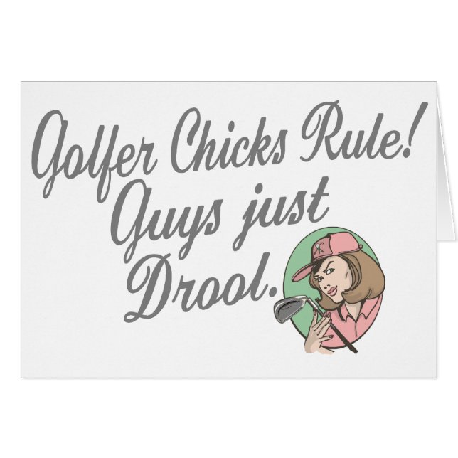 Golfer Chicks Rule (Front Horizontal)