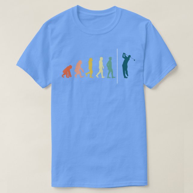 Golfer Evolution Men Hobby Gift Golf T-Shirt (Design Front)