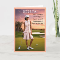 Golfer Funny Birthday cute Golf joke