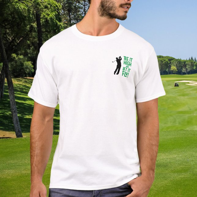 Golfer Golf Humour Funny Sports Quote Black Green T-Shirt (Golfer Golf Humor Funny Sports Quote Black Green T-Shirt)